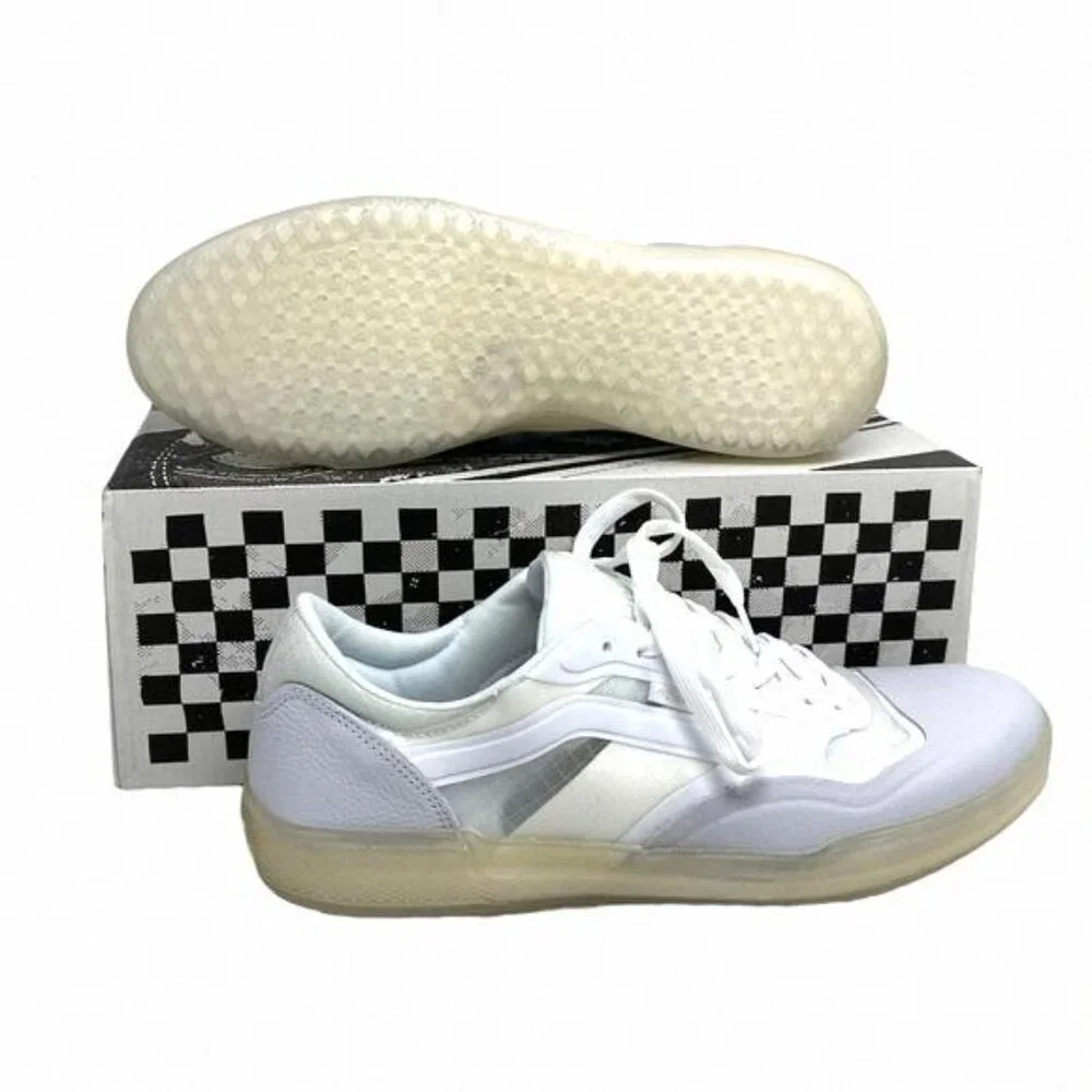 VANS Ave Leather Shoes Low Top Skate Mesh VN0A5JIBWWW Size Women's Sneakers